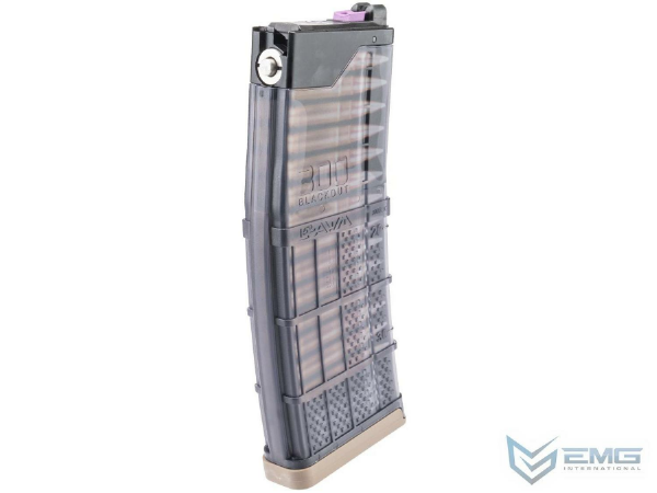 CYMA GBB 30BB AIRSOFT ŞARJÖR EMG LANCER SYSTEMS L5AWM AIRSOFT MERMI GORUNUMLU TAN