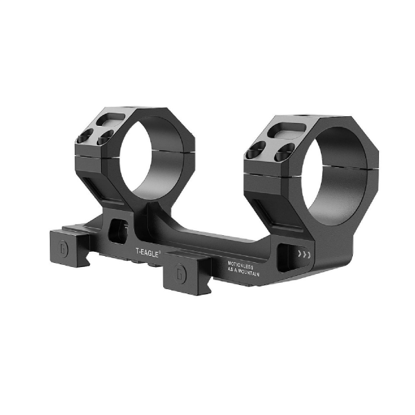 T-Eagle Y037 Siyah Alçak Profil Tek Parça 30/25.4mm Picatinny Dürbün Montajı