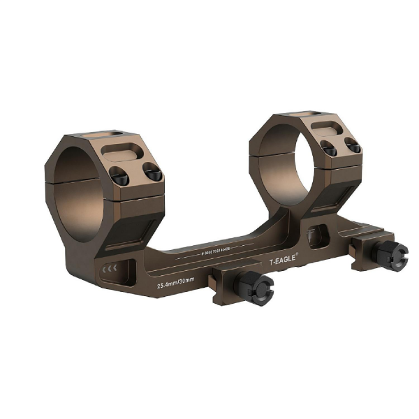 T-Eagle Y037 Tan Alçak Profil Tek Parça 30/25.4mm Picatinny Dürbün Montajı