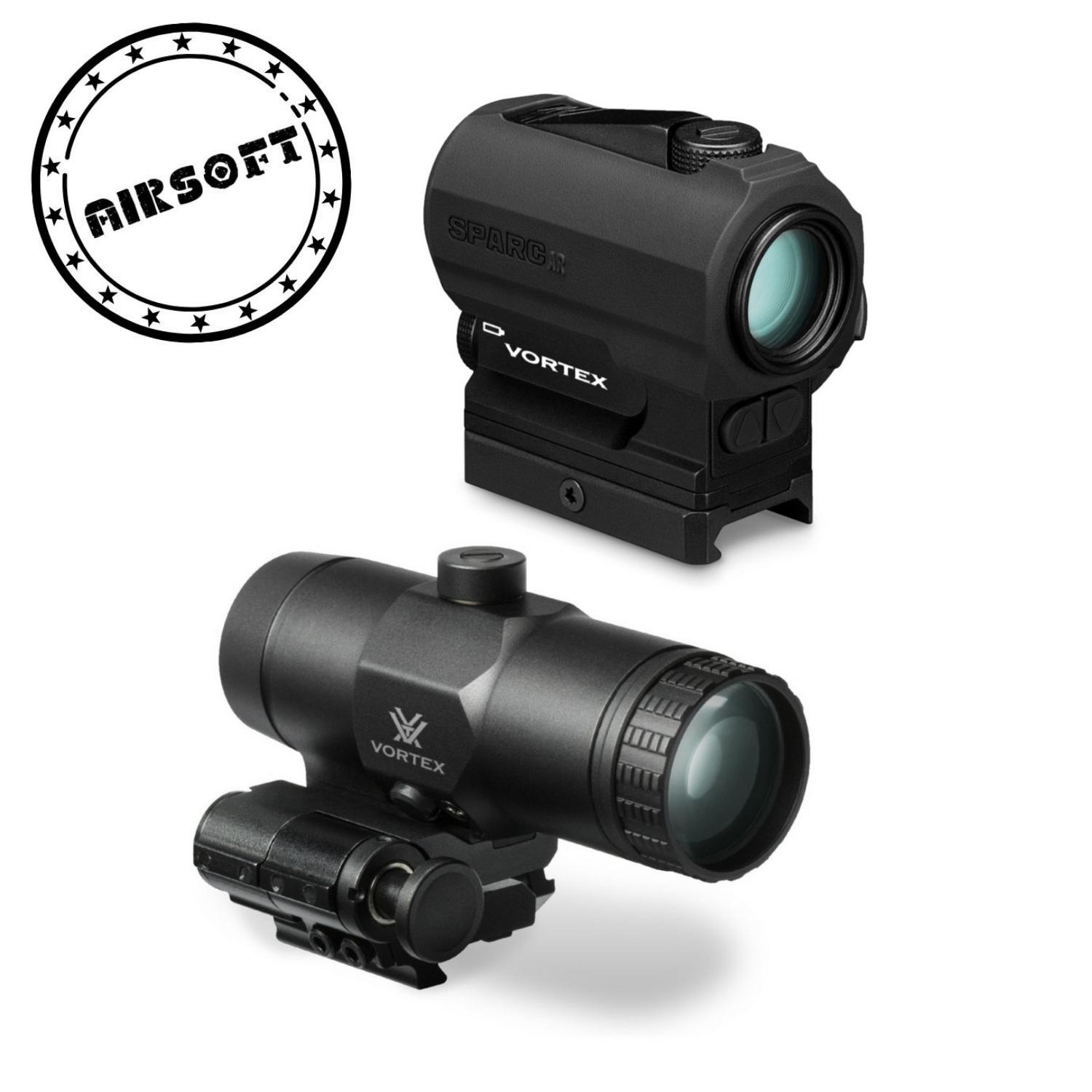 SOTAC Vortex SPARC Red Dot Nişangah (2 MOA) VMX-3T Refleks Nişangah Red Dot & Magnifier Seti