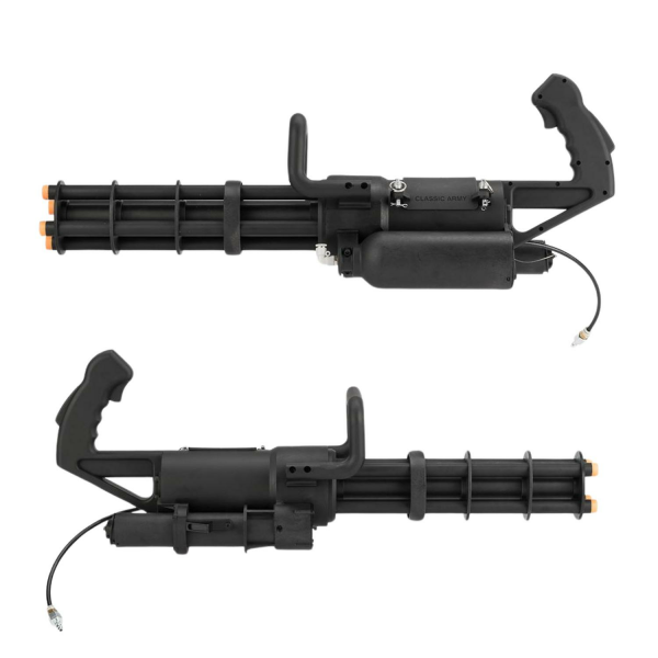 Classic Army M132 HPA Powered Rotating Multi-Barrel Airsoft Micro Gun