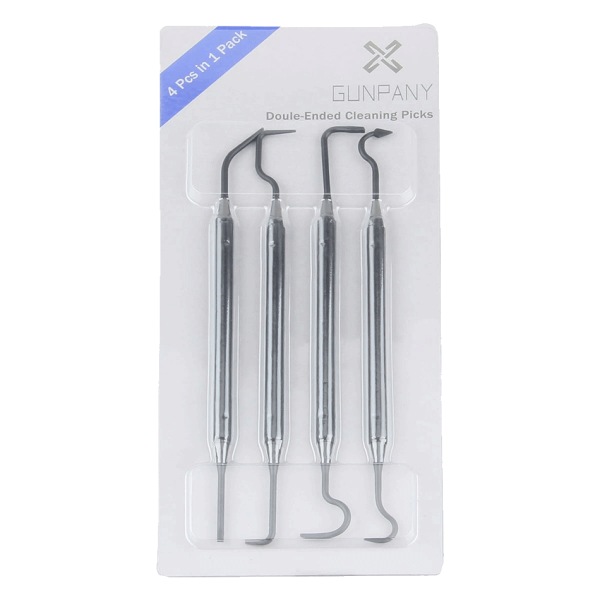 GUNPANY 4Parça Çift Kafalı Silah Temizlik Aparatı - Polimer