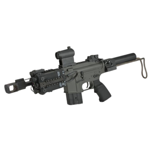 Golden Eagle ''Tank'' Airsoft M4 CQB Carbine AEG Battery Box Collapsable Stok