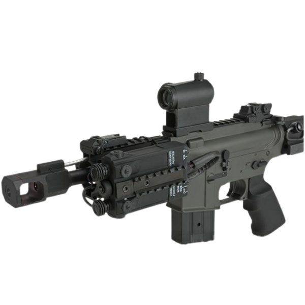 Golden Eagle ''Tank'' Airsoft M4 CQB Carbine AEG Battery Box Collapsable Stok