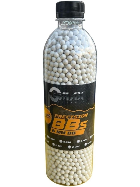 GMAX 0.25 Gr Airsoft BB Mermi Plastik 3000 Adet