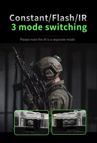 OPSMEN F101 SURVIVAL LIGHT - SİYAH