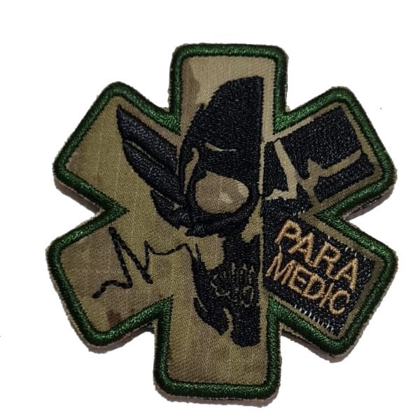 TRAUMA SHOOTER PARAMEDIC PATCH - KAMO-YEŞİL