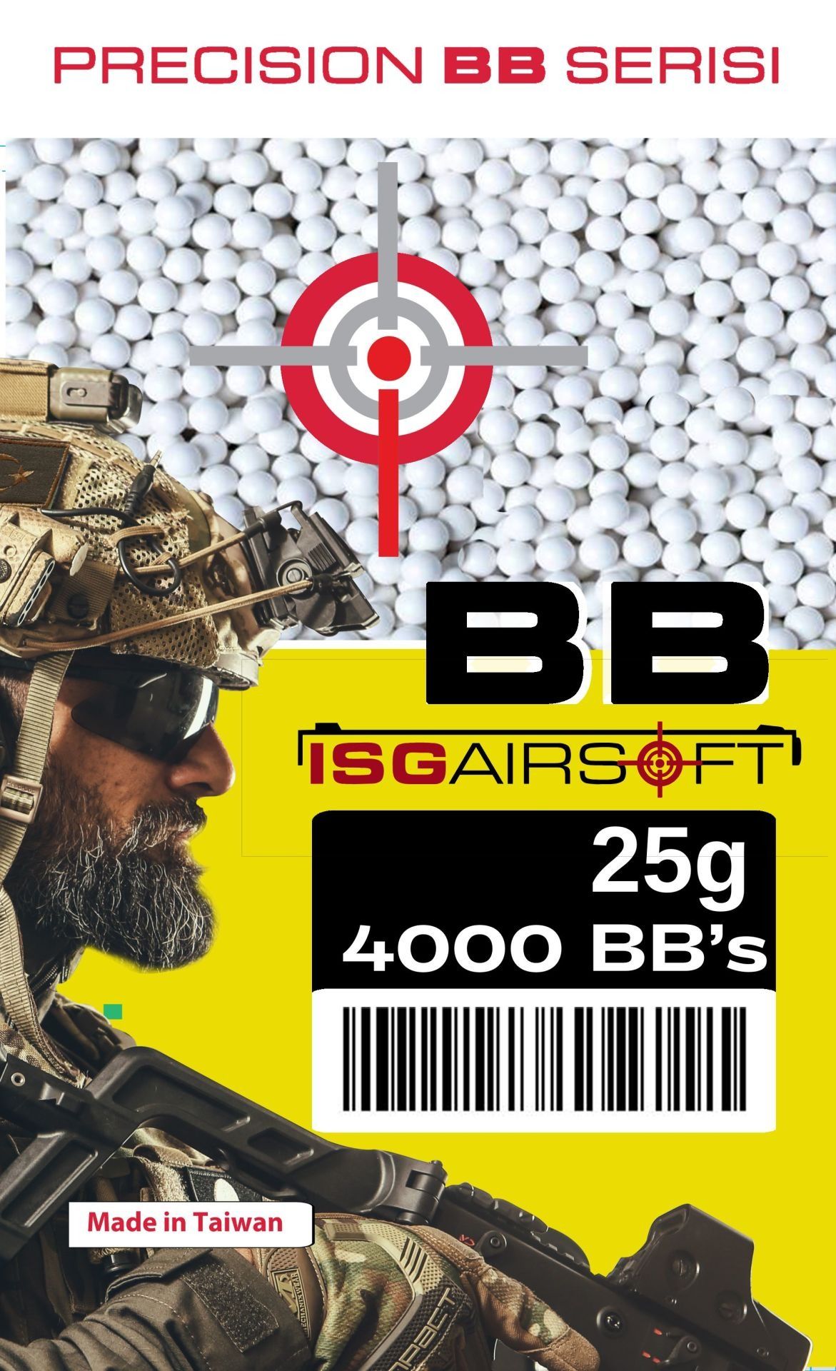 ISGairsoft TAYVAN 0.25g BB Airsoft 4000adet 1KG