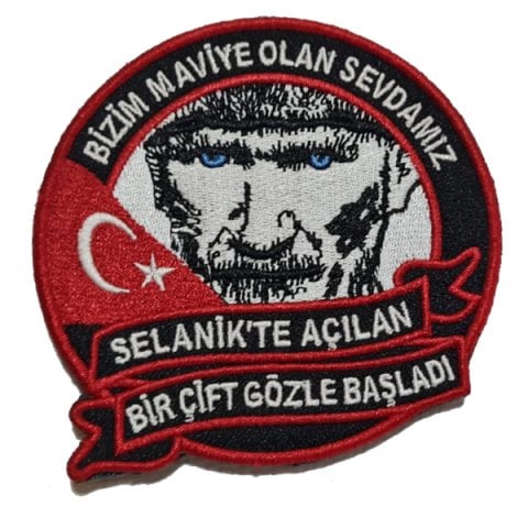 ATAMIZIN GÖZLERİ PATCH - Bizim Maviye Olan Sevdamız