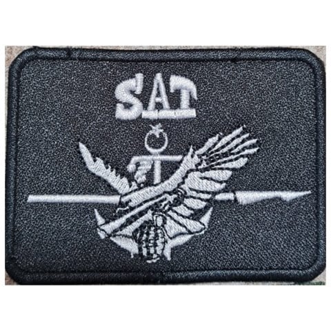 SU ALTI TAARUZ KOMANDO ARMA PATCH- SİYAH-BEYAZ