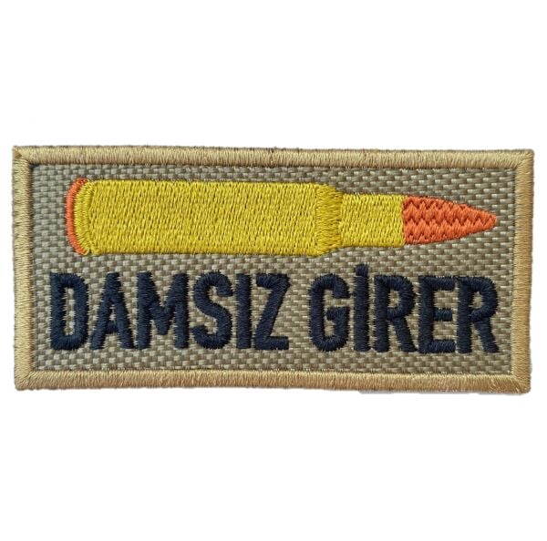 DAMSIZ GİRER KURŞUN  PATCH- KREM-SARI-SİYAH