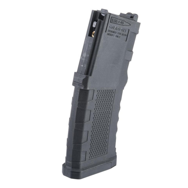 Double Eagle 35BB MWS Gas Blowback Airsoft Tüfek Şarjörü (D-Mag / Tan)