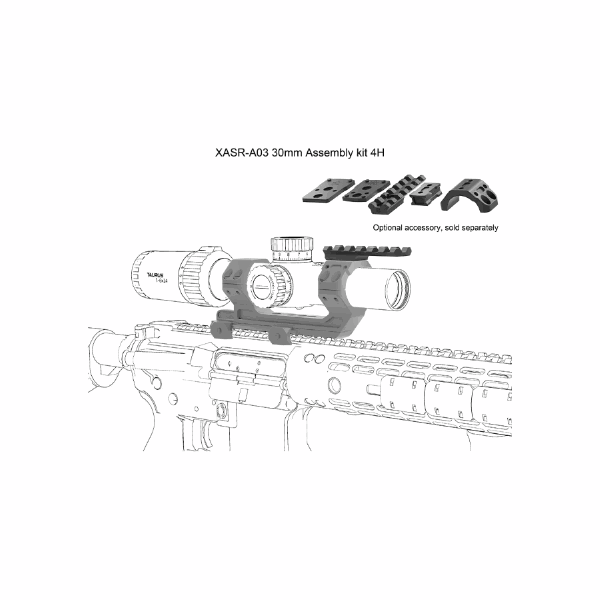 Vector XACCU 30mm Tek Parça Ayarlanabilir Dürbün Ayağı XASR-3037