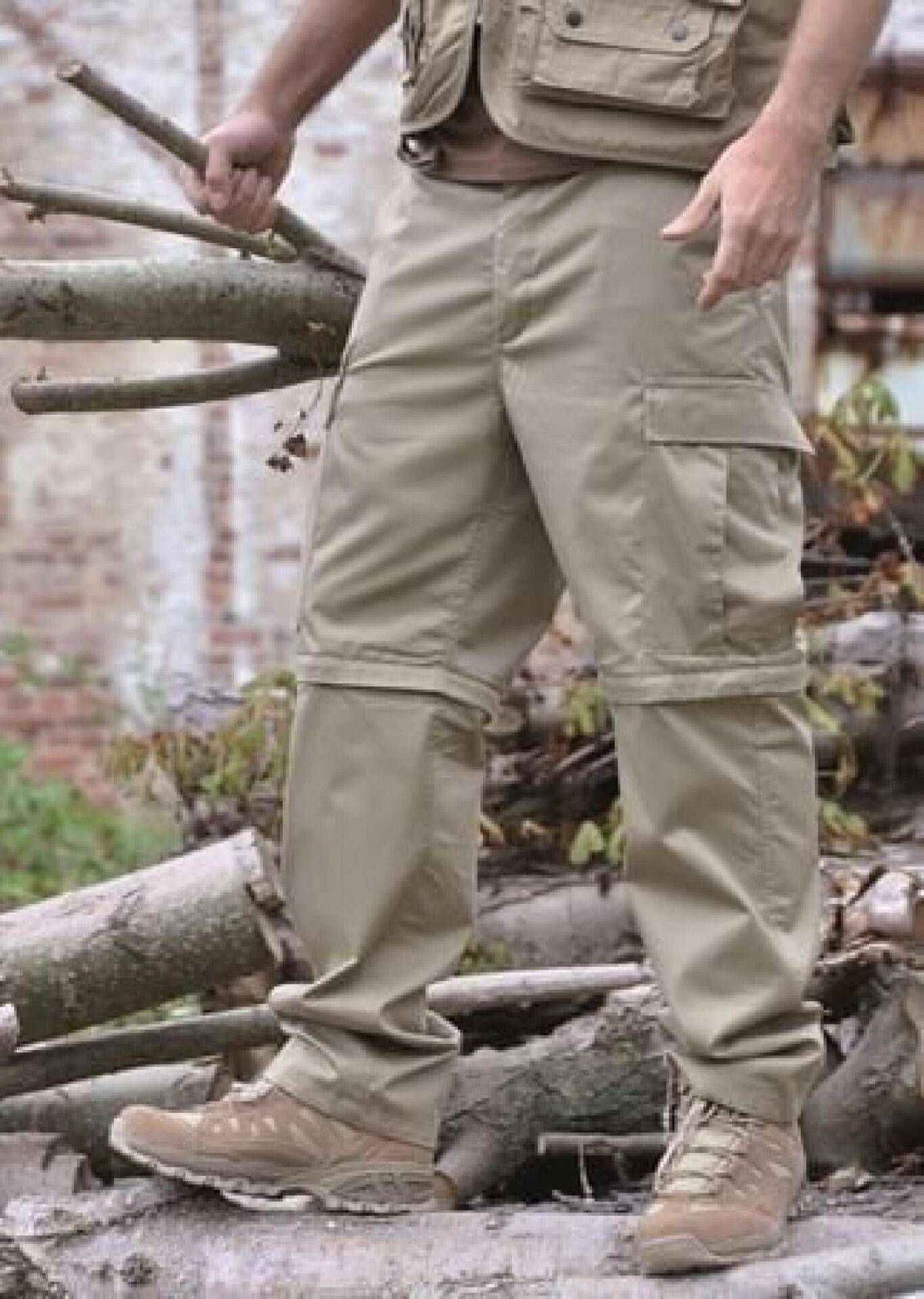 STURM ZIP-OFF BEJ PANTOLON