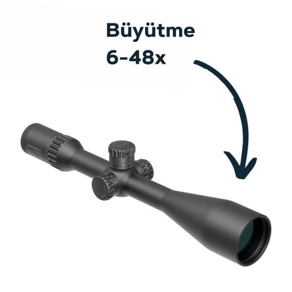 CONTINENTAL X8 6-48X56 SFP ED GLASS MOA TACTICAL TUFEK DÜRBÜNÜ