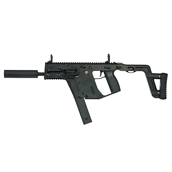 KRYTAC Kriss Vector SMG Mock Susturuculu Siyah AEG Airsoft Tüfek