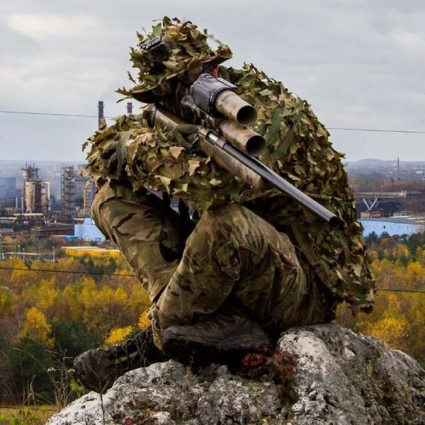 NOVRITSCH U12K // 3D GHILLIE GEN2 BOONIE HAT - KREUZOTTER - SNIPER KAMUFLAJ SAPKASI