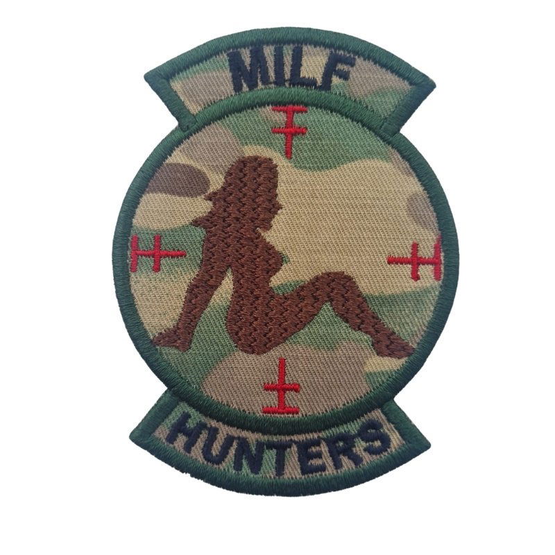 MILF HUNTERS TACTICAL PATCH-CAMO