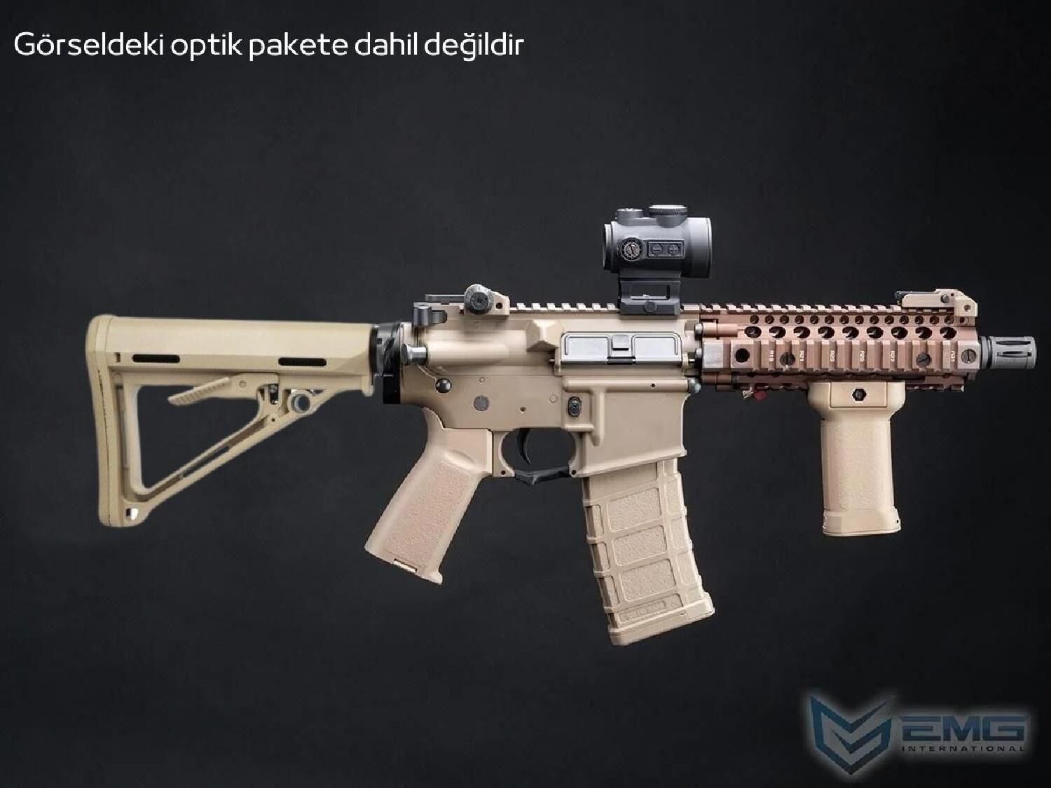 DANIEL DEFENSE DDM4 DAGGER 7'' BRSS EBB AEG - LITE-S VERSION / TAN EMG BOLT