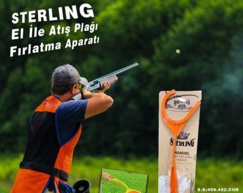 STERLING El İle Atış Plağı Fırlatma Aparatı