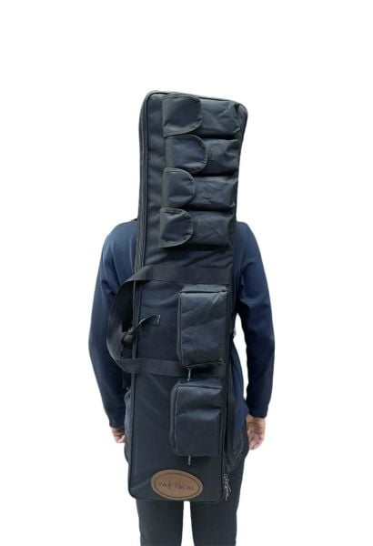 Taktical ÇİFT - IKI GÖZLÜ Tüfek Taşıma Çantası  - Siyah