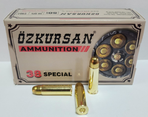 38 SPECIAL ÖZKURSAN (FMJ-158 GRN) TABANCA FİŞEĞİ - 1052