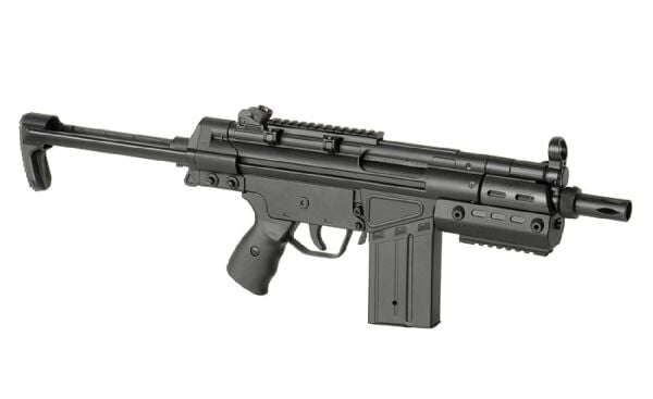 JG T3 SAS Airsoft G3 MC51 Tipi Compact CQB Tüfek - Siyah JG094