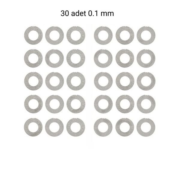SLONG AIRSOFT Metal Gear Spacer (30 adet ) 0.1mm - SL00216B
