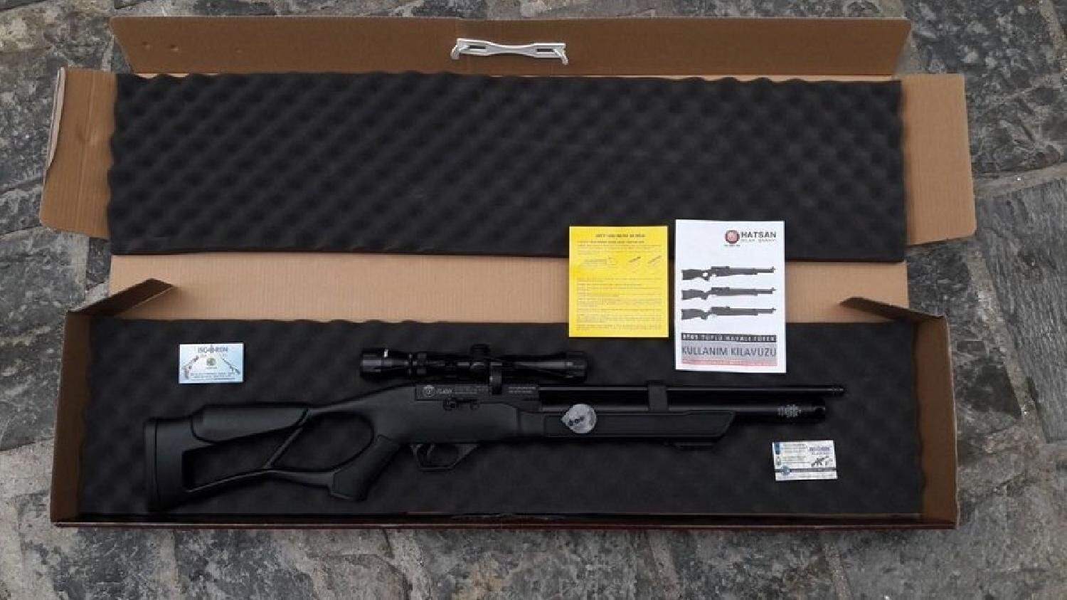 HATSAN FLASH PCP HAVALI TÜFEK +POMPA+DÜRBÜN SET
