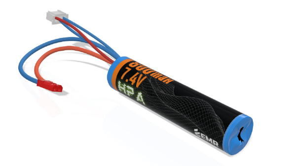 EMR 7.4V 800mAh Lithium Ion Çubuk Airsoft HPA Pil JST