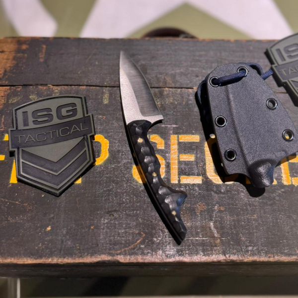 ISG Tactical Handmade Kydex Kılıflı Taktik Bıçak - Siyah
