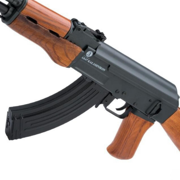 CYBERGUN Kalashnikov AK47 Gerçek Ağaç Airsoft AEG Tüfek Electric Blowback