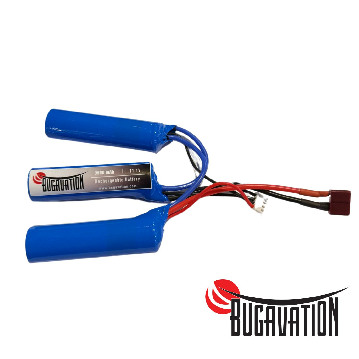 Bugavation Airsoft Lityum Iyon Pil 3 Yaprak 11.1 V 3500 mAh T-Plug