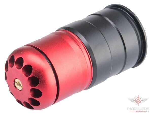 Avengers 40mm Airsoft Gas Grenade Shell (Model: 84rd Shower / Red Matte)