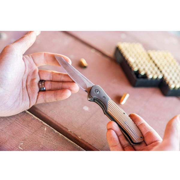 Smith Wesson® Stave 3.3 in Satin Tanto Katlanır Çakı 1117233