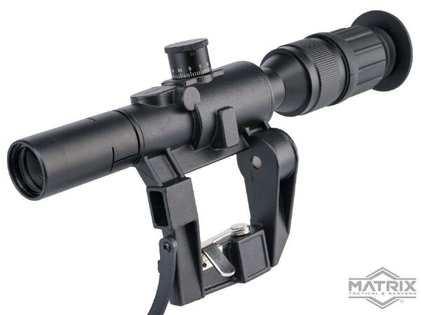Dragunov SVD Keskin Nişancı Tüfeği için Matrix PSO-1 Tipi 4x26 Dürbün