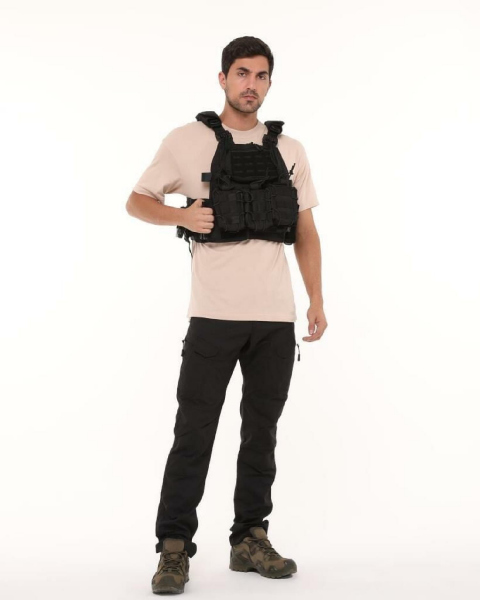 SS Balistik Plaka Uyumlu Pratik Hücum Yeleği SİYAH