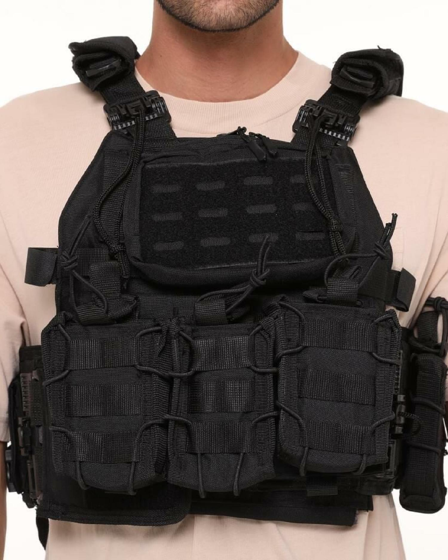 SS Balistik Plaka Uyumlu Pratik Hücum Yeleği SİYAH