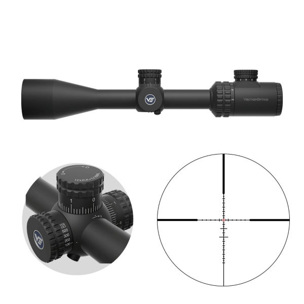Vector Optics Hugo 3-12x40I Fiber Tüfek Dürbünü - SCOM-44