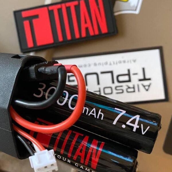 Titan 3000mAh 7.4v Nunchuck TAMIYA Airsoft Li Ion Pil - 1154