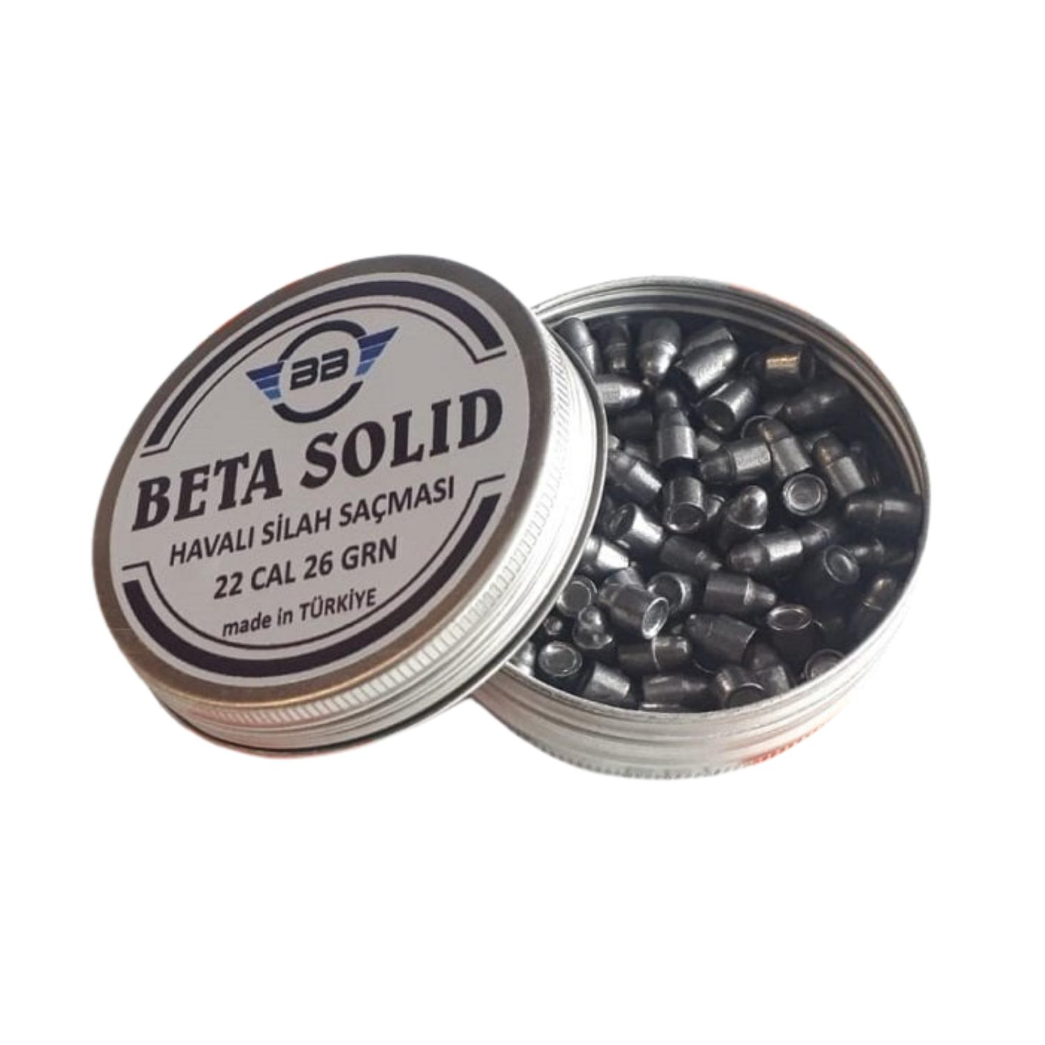 BETA SOLID 5,5 CAL 26 GRN 100 ADET PELLET