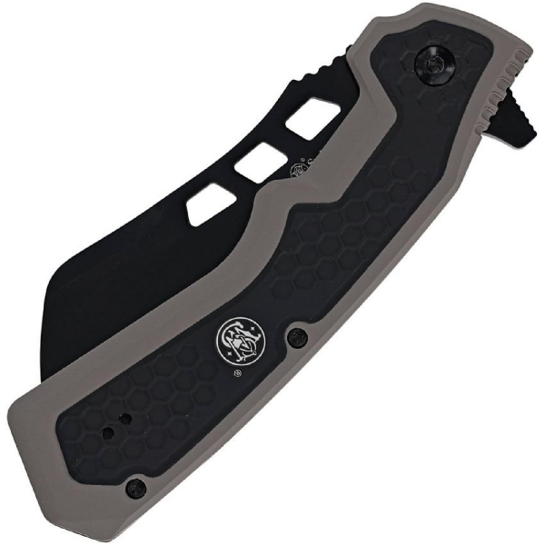 Smith & Wesson Assist Open Extract & Evasion Siyah Linerlock Katlanır Çakı – Siyah/Gri Saplı 1205012