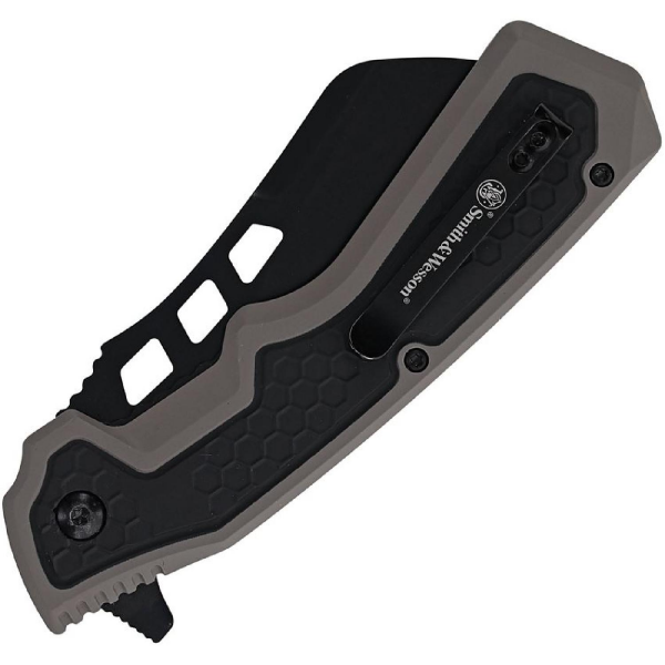 Smith & Wesson Assist Open Extract & Evasion Siyah Linerlock Katlanır Çakı – Siyah/Gri Saplı 1205012