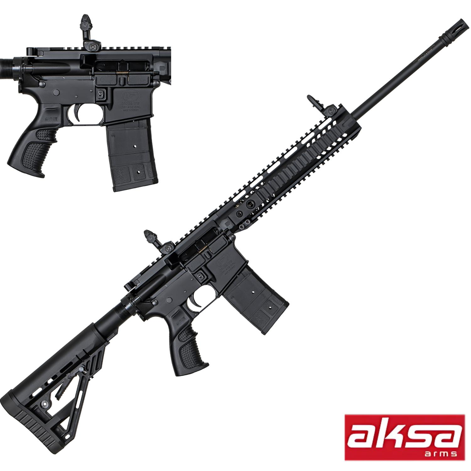 CROSSFİRE T-14 36(410) CAL. YARI OTO.YİVSİZ TÜFEK(DİKEY FİŞEK HAZNELİ) T-1401 47 CM. SİYAH