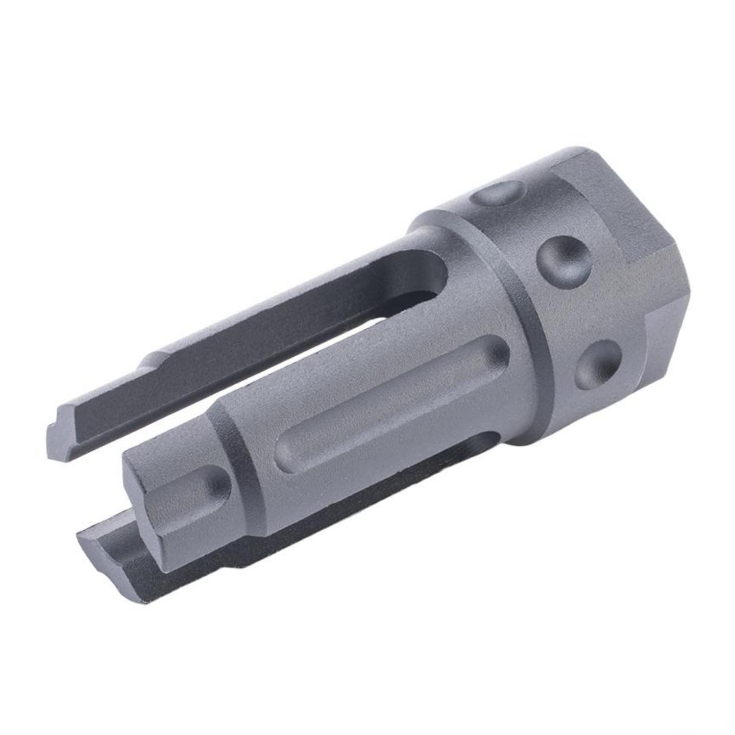 E&C QDC 3 Prong Alev Gizleyen Airsoft AEG için 14mm Negative Flash Hider