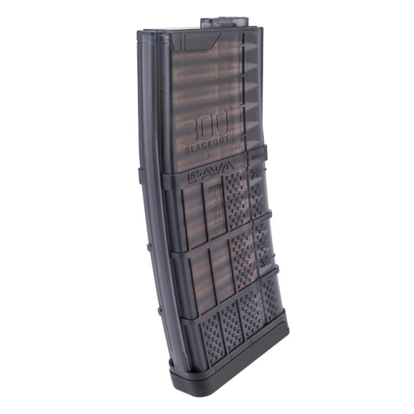 EMG Lancer L5AWM ''300 Blackout'' SIYAH Airsoft Mid-Cap Şarjör