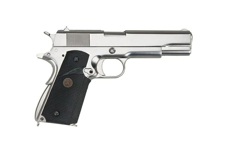 WE COLT 1911 A1 SILVER PRO GRIPS AIRSOFT TABANCA