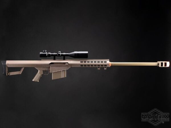 Matrix Barrett Lisanslı M82A1 Bolt Action Sniper Tan Spring Airsoft Tüfek