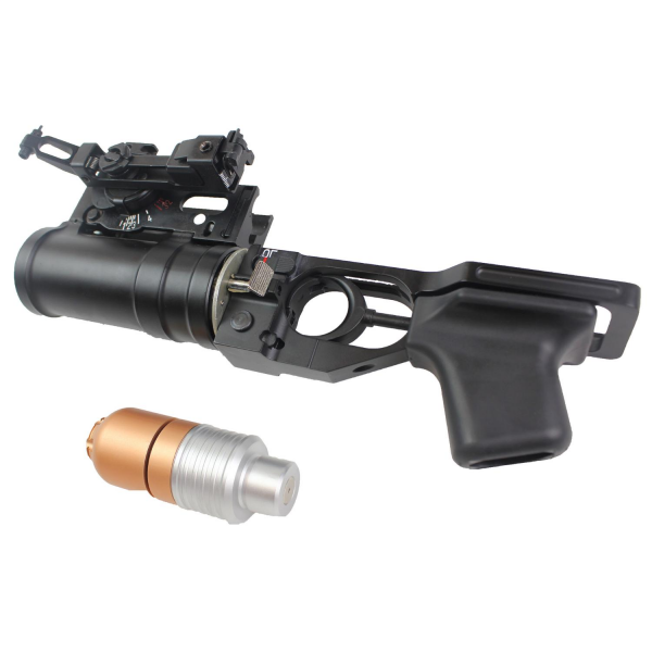 DoubleBell GP25 40mm AK47 Uyumlu Airsoft Grenade Launcher + Bomba Hediyeli