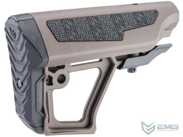 EMG ICS M4 AEG Tüfekler için EMG Zeta Ayarlanabilir Dipçik (Renk: Coyote)